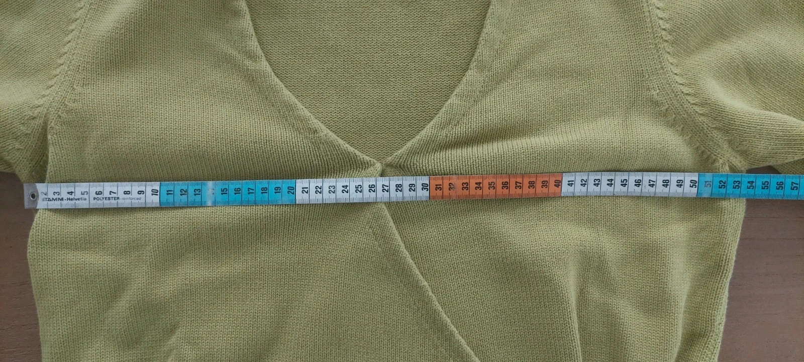 Pull cache-coeur Touch Down vert olive - Taille L – photo 8